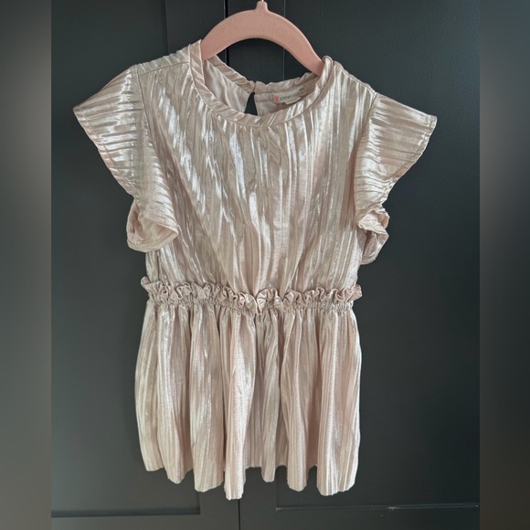 Crewcuts Other - J. Crew Crewcuts | Metallic Shimmer Pink Dress | 4